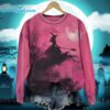 Womens Witch Print T Shirt 3