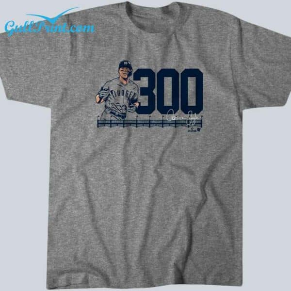 Aaron Judge 300 homers t shirt 1