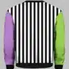 Beetlejuice Classic Halloween Horror Movie Contrast Color Raglan Sweatshirt