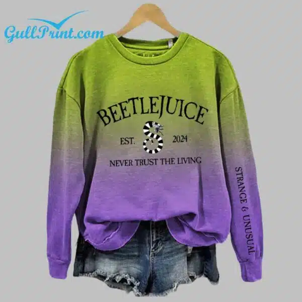 Beetlejuice Halloween Horror Movie 2024 Inspired Gradient T Shirt 2