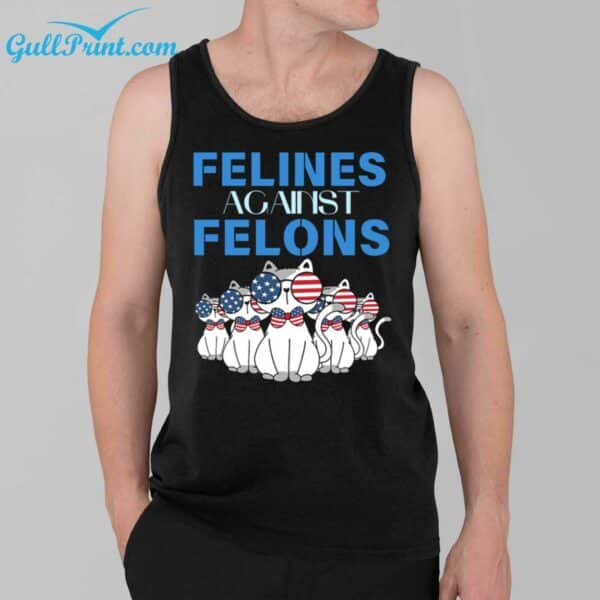 Cat Felines Against Felons Shirt 3