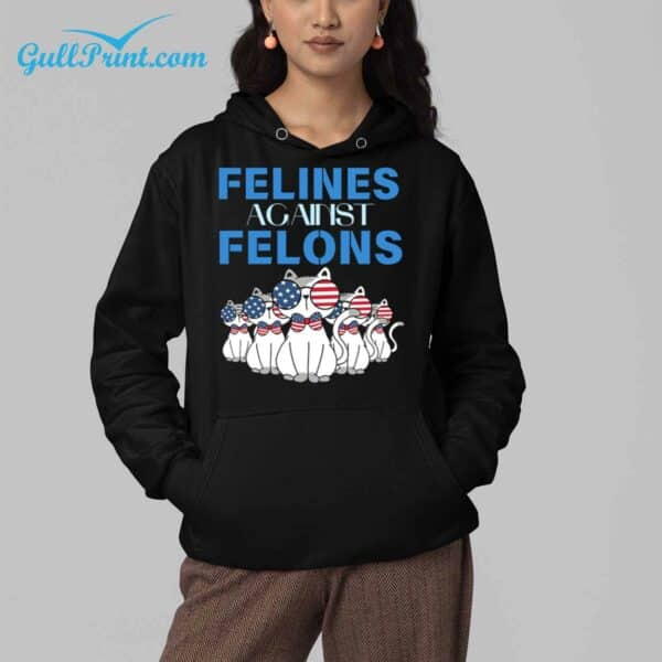 Cat Felines Against Felons Shirt 4