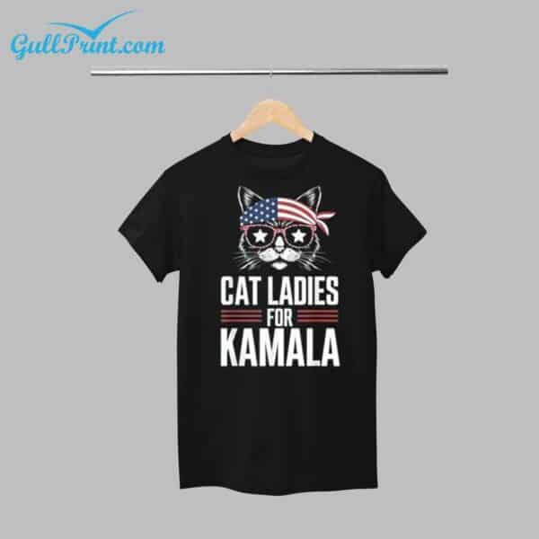 Cat Ladies For Kamala Shirt 1