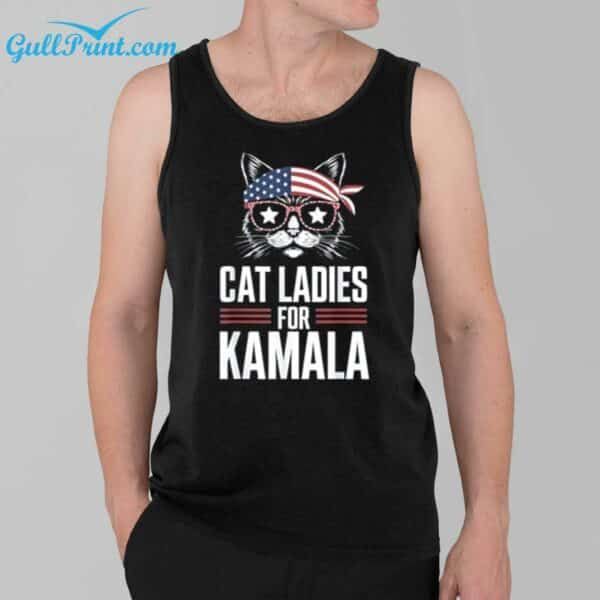 Cat Ladies For Kamala Shirt 3