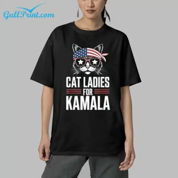 Cat Ladies For Kamala Shirt 5