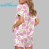 Champagne Tennis Print Pajama Set 2