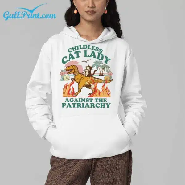 Childless Cat Lady Against The Patriarchy Shirt 4