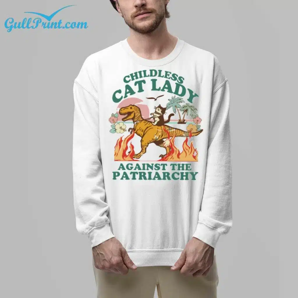 Childless Cat Lady Against The Patriarchy Shirt 6