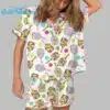 Colorful Pickleball Pajama Set 1