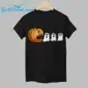 Halloween Pumpkin Ghosts Lantern Print Round Neck T Shirt 1