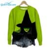 Halloween Witch Print Round Neck Sweatshirt 3