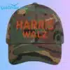 Harris Walz Camo Dad Hat 2