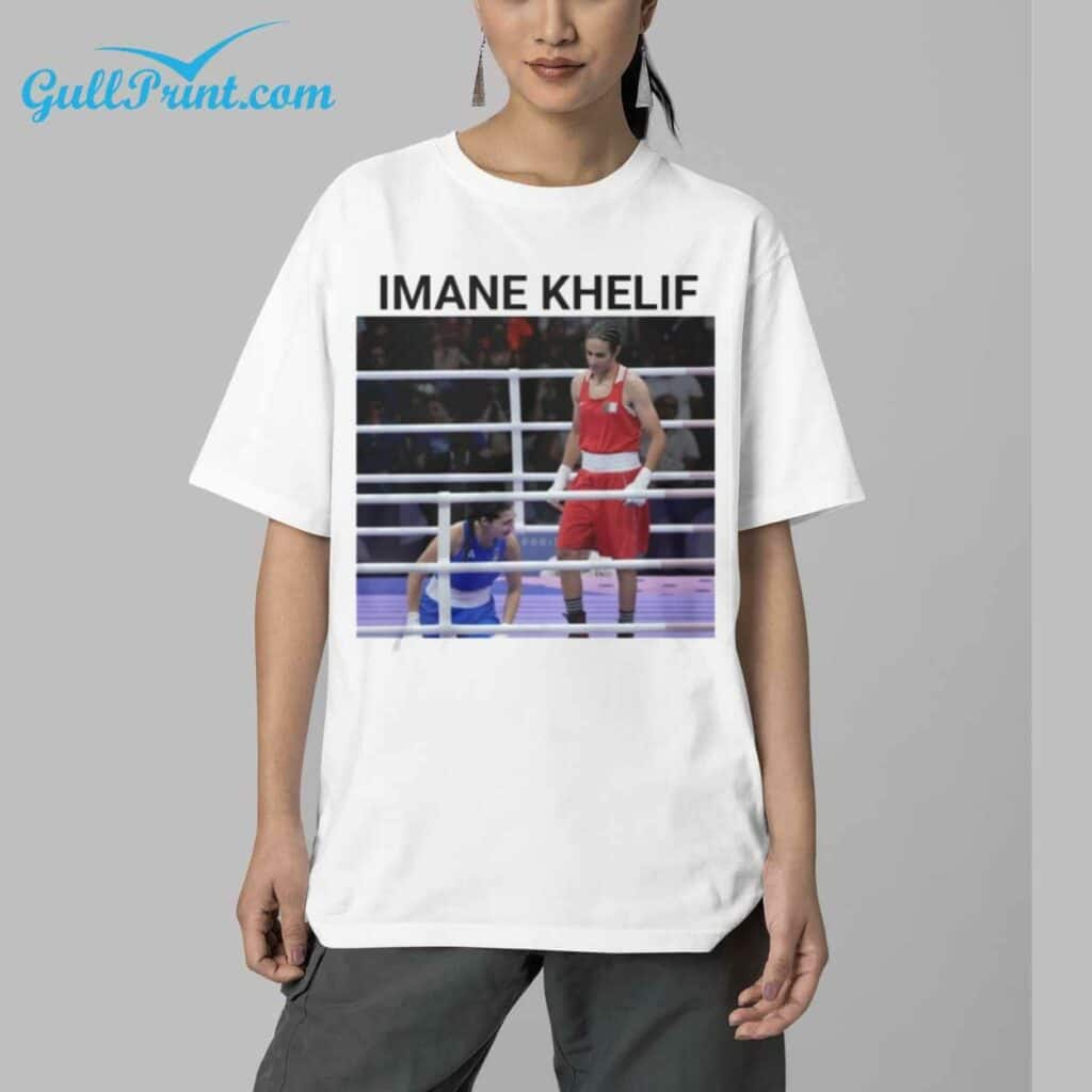 Imane Khelif Angela Carini Paris 2024 Boxing Shirt 5