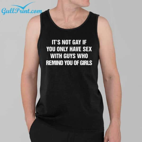 Its Not Gay If You Only Have Sex With Guys That Remind You Of Girls Shirt 3