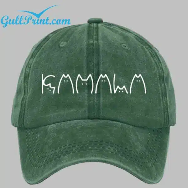 Kamala Cat Print Baseball Hat 3