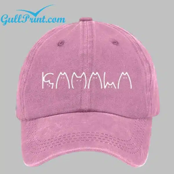 Kamala Cat Print Baseball Hat 4