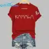 La kamala Printed Short Sleeved T Shirt 1