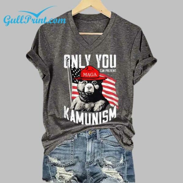 Only You Can Prevent Kamunism Print T Shirt 4