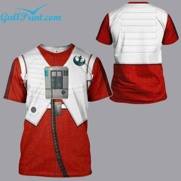 Pilot Galaxy Movie Cosplay Costume Print 3D Shirt 1