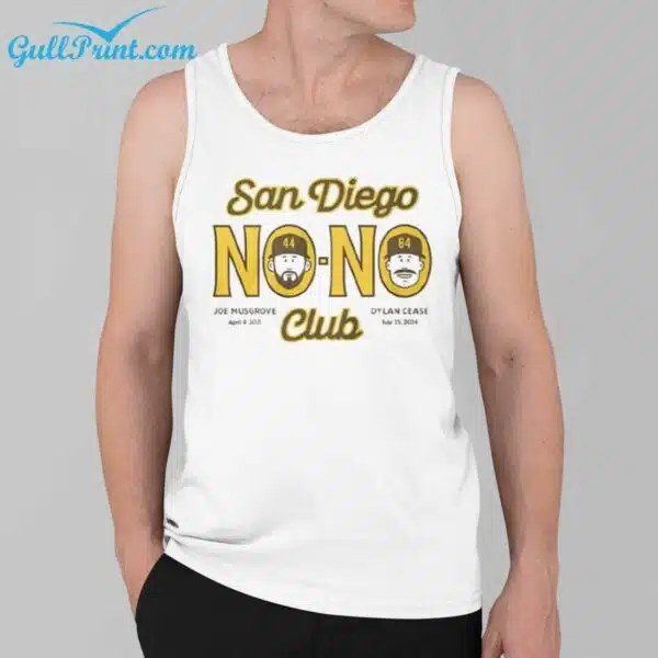 San Diego No No Club Joe Musgrove Dylan Cease Shirt 3