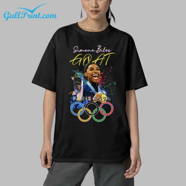 Simone Biles Goat Paris 2024 Shirt 5