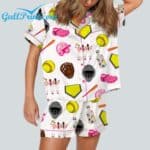 Softball Theme Pajama Set