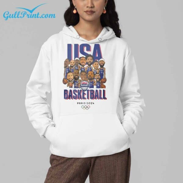 Team Usa Basketball Olympic Paris 2024 Shirt 4