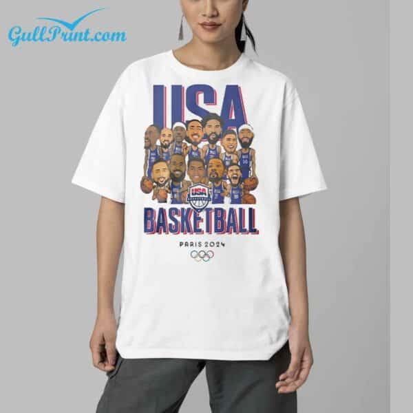 Team Usa Basketball Olympic Paris 2024 Shirt 5