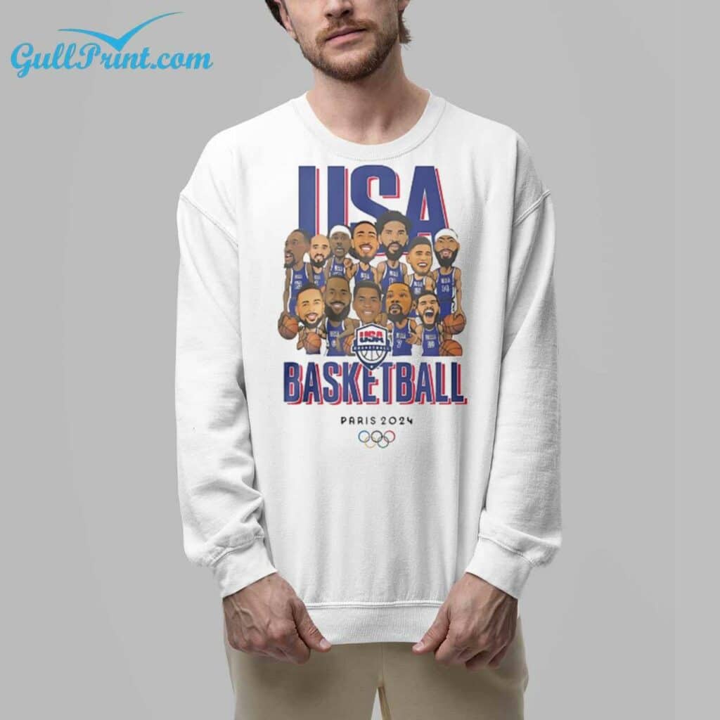 Team Usa Basketball Olympic Paris 2024 Shirt 6