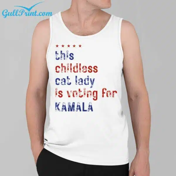 This Childless Cat Lady Is Voting For Kamala Shirt 2