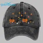 Unisex Autumn Leaves Cat Pumpkin Hat
