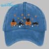 Unisex Autumn Leaves Cat Pumpkin Hat 3