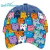 Unisex Cat Kitten Print Hat 2