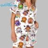 Womens 90s Nostalgic Halloween Nugs Pajama Set 2