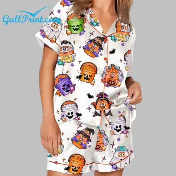 Womens 90s Nostalgic Halloween Nugs Pajama Set 2