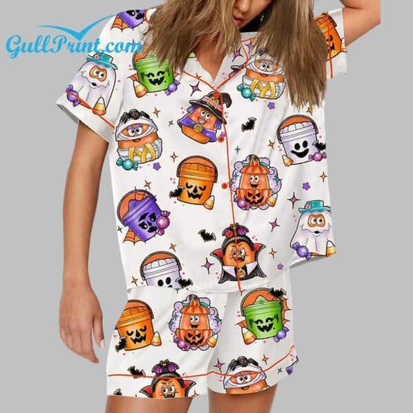 Womens 90s Nostalgic Halloween Nugs Pajama Set 3