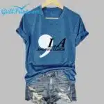 Women's Comma La And The Coach Print T-Shirt