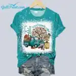 Women's Fall Is My Favorite Color Print V-Neck T-Shirt