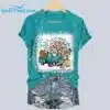 Womens Fall Is My Favorite Color Print V Neck T Shirt 3