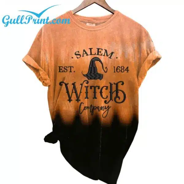 Womens Halloween Salem Witch Company Casual T Shirt 1