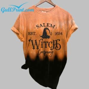 Womens Halloween Salem Witch Company Casual T Shirt 2