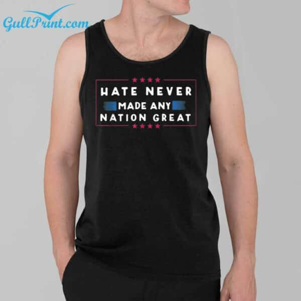 Womens Hate Never Made Any Country Great Print T Shirt 3