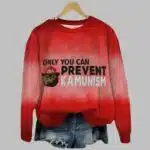 Women's Only You Can Prevent Kamunism Printed Shirt