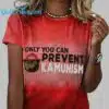 Womens Only You Can Prevent Kamunism Printed Shirt 2