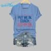 Womens Put Me In Coach Let's' Win This Print Casual T Shirt 2