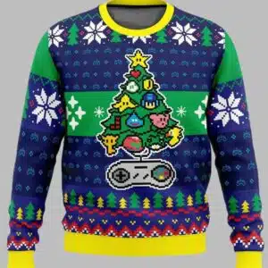 A Classic Gamer Christmas Ugly Christmas Sweater 1