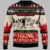 All I Need For Christmas Is Hiking Ugly Christmas Sweater 1