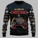 All I Need For Christmas Is Play Game Christmas Sweater