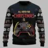 All I Need For Christmas Is Play Game Christmas Sweater 2