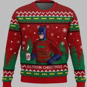 Batman Christmas Ugly Christmas Sweater 1